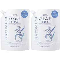 Amazon.co.jp: 麗白 ハトムギ化粧水 詰替 500ml (× 2) : ドラッグストア